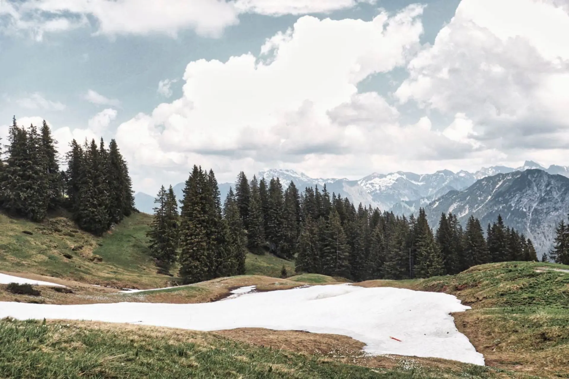Bergsee in den Alpen